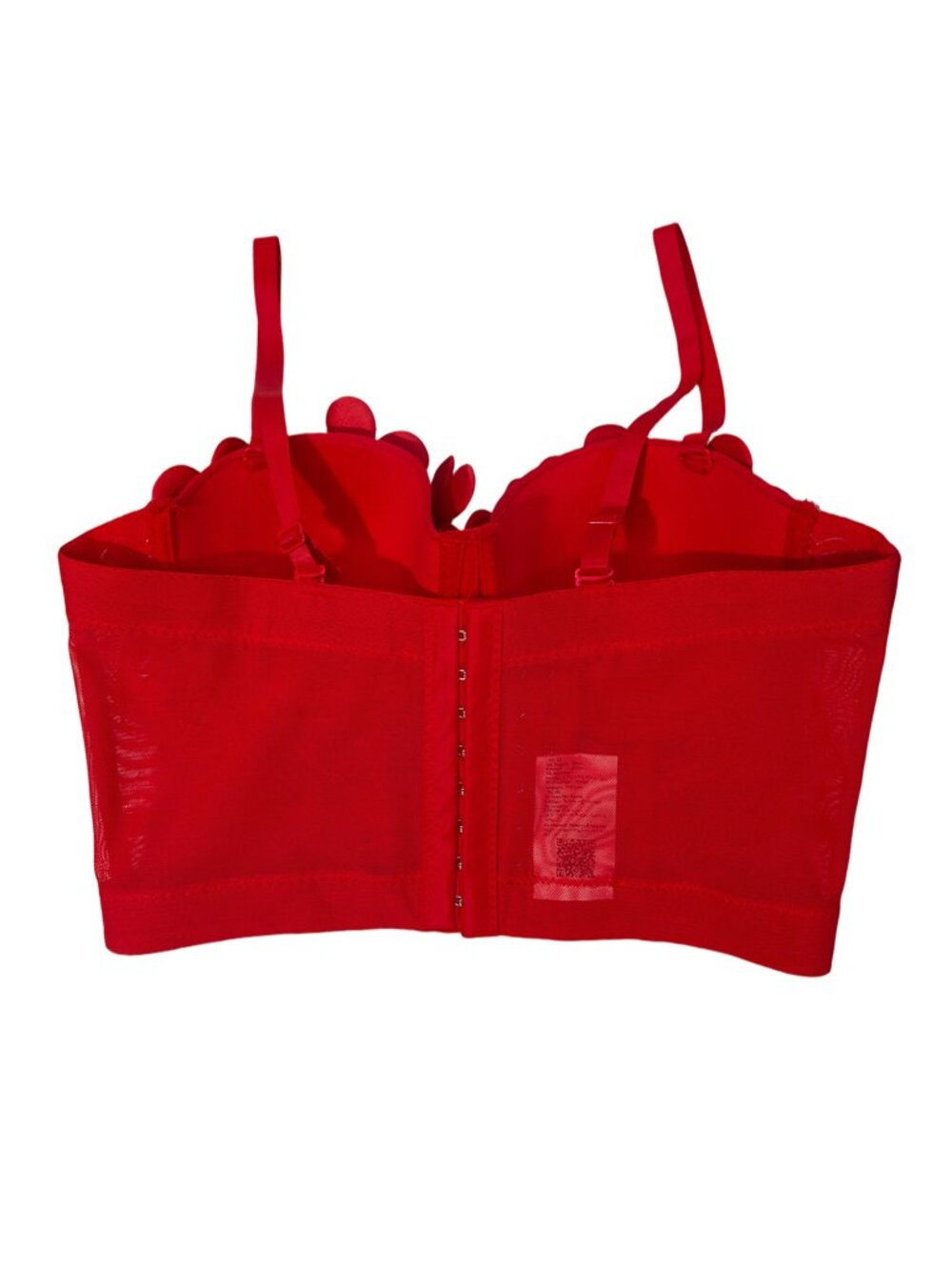 Scarlet Bloom Fringe Corset Top - Picture 8 of 9